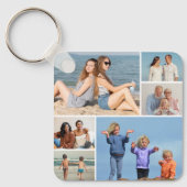 Erstellen Sie Ihre eigene 6 FotoCollage Schlüsselanhänger (Vorderseite)