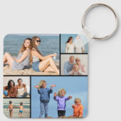 Erstellen Sie Ihre eigene 6 FotoCollage Schlüsselanhänger (Rückseite)