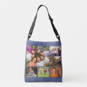 Erstellen Sie Ihre eigene 6 FotoCollage Tragetaschen Mit Langen Trägern (Rückseite)