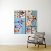 Erstellen Sie Ihre eigene 6 FotoCollage Wandteppich (Beispiel (Horizontal))