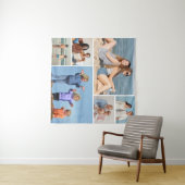 Erstellen Sie Ihre eigene 6 FotoCollage Wandteppich (Beispiel (Horizontal))