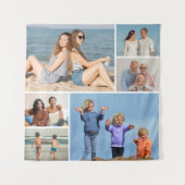 Erstellen Sie Ihre eigene 6 FotoCollage Wandteppich (Vorderseite)