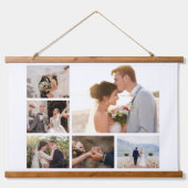 Erstellen Sie Ihre eigene 6 FotoCollage Wandteppich Mit Holzrahmen (Vorne)