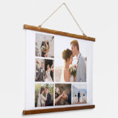 Erstellen Sie Ihre eigene 6 FotoCollage Wandteppich Mit Holzrahmen (Gewinkelt)