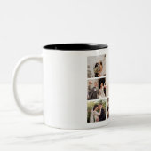 Erstellen Sie Ihre eigene 6 FotoCollage Zweifarbige Tasse (Links)