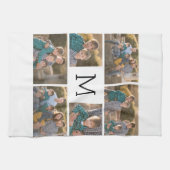 Erstellen Sie Ihre eigene 6-Fotolage - Monogramm w Geschirrtuch (Horizontal)