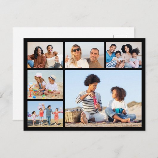 Erstellen Sie Ihre eigene 6 Fotomaterial Postkarte (Vorne/Hinten)