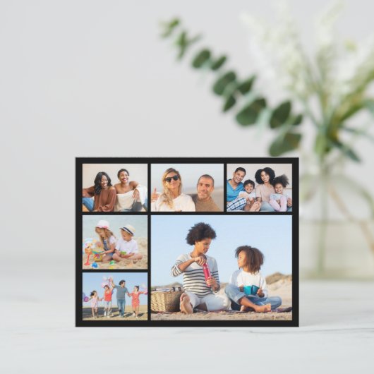 Erstellen Sie Ihre eigene 6 Fotomaterial Postkarte (Stehend Vorderseite)