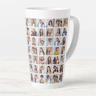 Erstellen Sie Ihre eigene 70-Foto-Collage Milchtasse