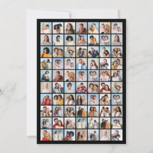 Erstellen Sie Ihre eigene 70-Foto-Collage Mitteilungskarte