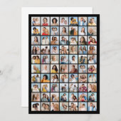 Erstellen Sie Ihre eigene 70 FotoCollage Einladung (Vorne/Hinten)