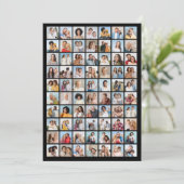 Erstellen Sie Ihre eigene 70 FotoCollage Einladung (Stehend Vorderseite)