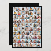 Erstellen Sie Ihre eigene 70 FotoCollage Einladung (Vorne/Hinten)