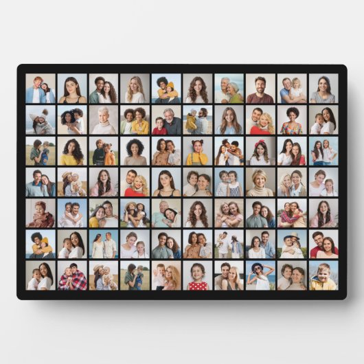 Erstellen Sie Ihre eigene 70 FotoCollage Fotoplatte (Vorderseite)