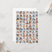 Erstellen Sie Ihre eigene 70 FotoCollage Karte (Vorderseite/Rückseite Beispiel)