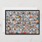 Erstellen Sie Ihre eigene 70 FotoCollage Karte (Vorderseite)