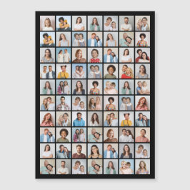 Erstellen Sie Ihre eigene 70 FotoCollage Magneteinladung