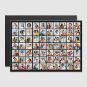 Erstellen Sie Ihre eigene 70 Fotocollage Magnetkar Magnetkarte (Vorne/Hinten)