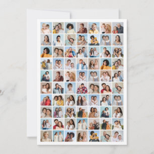 Erstellen Sie Ihre eigene 70 FotoCollage Mitteilungskarte