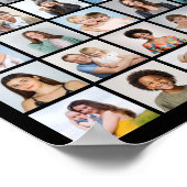 Erstellen Sie Ihre eigene 70 FotoCollage Poster (Ecke)