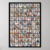 Erstellen Sie Ihre eigene 70 FotoCollage Poster (Vorne)