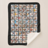 Erstellen Sie Ihre eigene 70 FotoCollage Sherpadecke (Vorderseite)