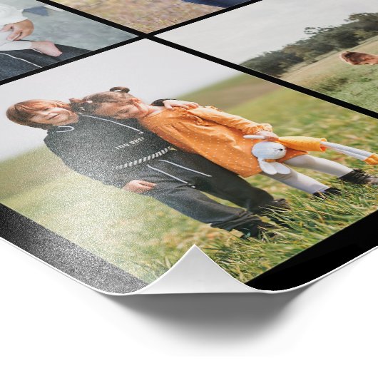 Erstellen Sie Ihre eigene 7 Foto Collage Foto Erwe (Ecke)