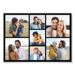 Erstellen Sie Ihre eigene 7 Foto Collage Foto Erwe