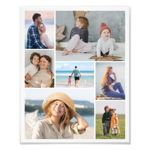 Erstellen Sie Ihre eigene 7-Foto-Collage-Fotovergr Fotodruck