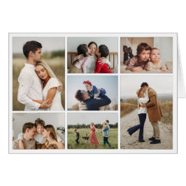 Erstellen Sie Ihre eigene 7 Foto Collage Grußkarte