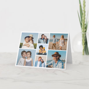 Erstellen Sie Ihre eigene 7-Foto-Collage Karte