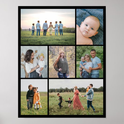 Erstellen Sie Ihre eigene 7-Foto-Collage Poster (Vorne)
