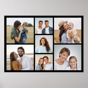 Erstellen Sie Ihre eigene 7-Foto-Collage Poster