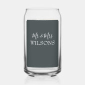 Erstellen Sie Ihre eigene 7-Foto-Hochzeitskollekti Dosenglas (Rückseite)