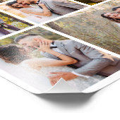 Erstellen Sie Ihre eigene 7-Foto-Hochzeitskollekti Fotodruck (Ecke)