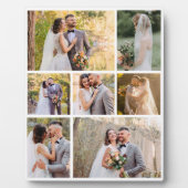 Erstellen Sie Ihre eigene 7-Foto-Hochzeitskollekti Fotoplatte (Vorderseite)