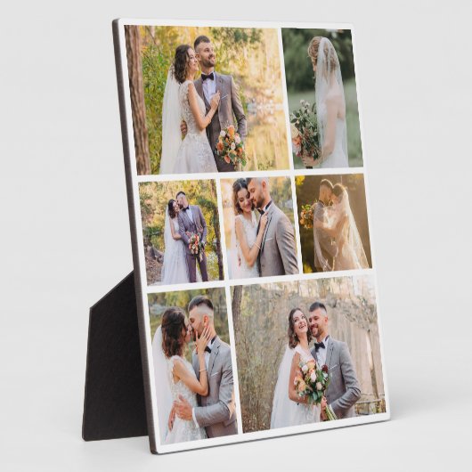 Erstellen Sie Ihre eigene 7-Foto-Hochzeitskollekti Fotoplatte (Seite)