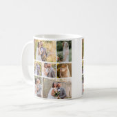 Erstellen Sie Ihre eigene 7-Foto-Hochzeitskollekti Kaffeetasse (Vorderseite Links)