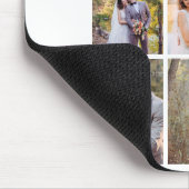 Erstellen Sie Ihre eigene 7-Foto-Hochzeitskollekti Mousepad (Ecke)