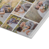 Erstellen Sie Ihre eigene 7-Foto-Hochzeitskollekti Schneidebrett (Ecke)