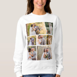 Erstellen Sie Ihre eigene 7-Foto-Hochzeitskollekti Sweatshirt