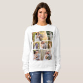 Erstellen Sie Ihre eigene 7-Foto-Hochzeitskollekti Sweatshirt (Vorne ganz)