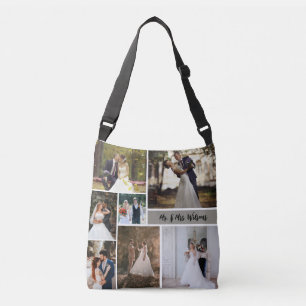 Erstellen Sie Ihre eigene 7-Foto-Hochzeitskollekti Tragetaschen Mit Langen Trägern