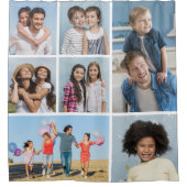 Erstellen Sie Ihre eigene 7 FotoCollage Duschvorhang (Vorderseite)