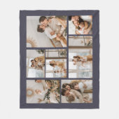 Erstellen Sie Ihre eigene 7 FotoCollage Fleecedecke (Vorderseite)