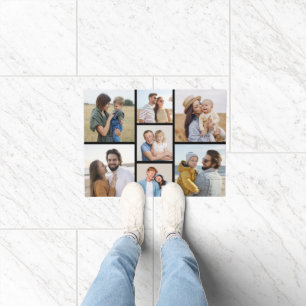 Erstellen Sie Ihre eigene 7 FotoCollage Fußmatte