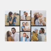 Erstellen Sie Ihre eigene 7 FotoCollage Fußmatte (Vorderseite)