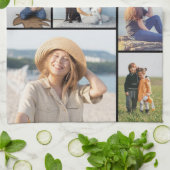 Erstellen Sie Ihre eigene 7 FotoCollage Geschirrtuch (Gefaltet)