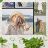Erstellen Sie Ihre eigene 7 FotoCollage Geschirrtuch (Gefaltet)