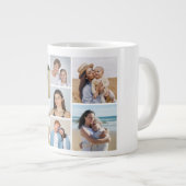 Erstellen Sie Ihre eigene 7 FotoCollage Jumbo-Tasse (Vorderseite Rechts)